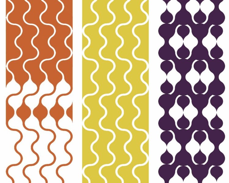 modern-tapet-mönster-geometrisk-orange-gul-grå
