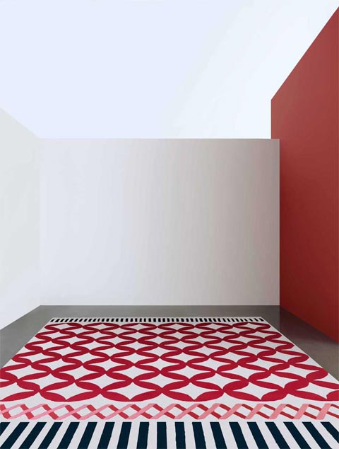 moderna mattan gan mattor symmetriska detaljer
