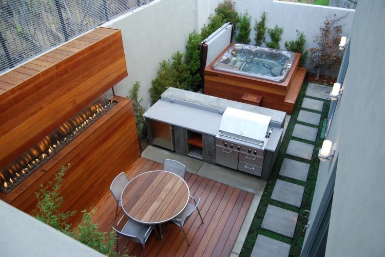 terrass-design-bilder-smal-rum-ved-gas-öppen spis-utomhus-kök-bubbelpool