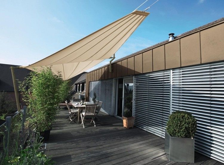 modern-terrass-tak-idéer-sol-segel-matplats