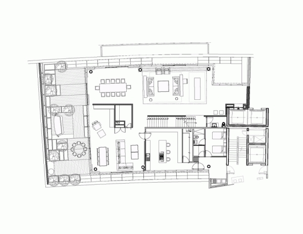 Modern lägenhet MAP MX bottenplan