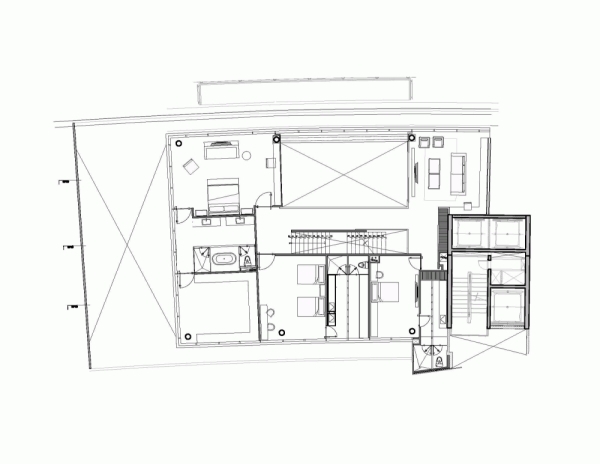 Modern lägenhet MAP MX plan