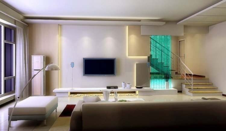 modern-levande-vägg-led-vit-högglans-vardagsrum-trappa-soffa