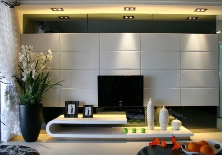 modern-levande-vägg-led-vit-välvad-väggbeklädnad-paneler-vas-blomma-belysning