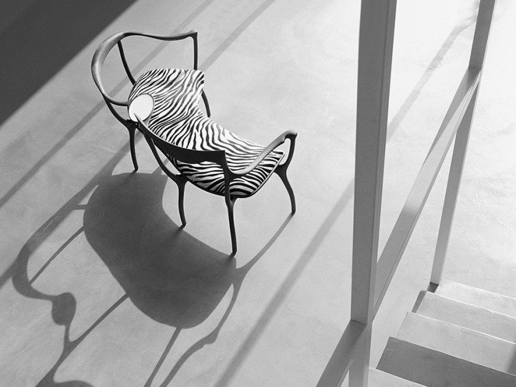 2-sits soffa zebramönster Roberto Lazzeroni