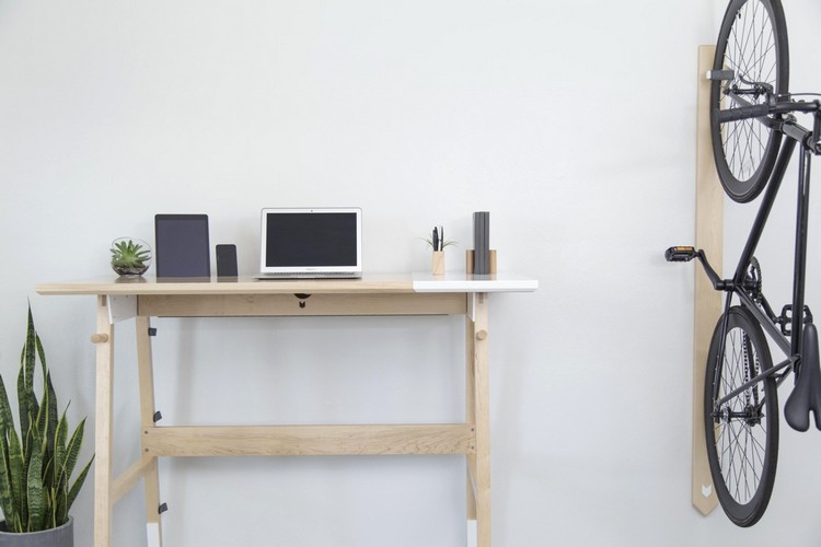 Beställning av trä skrivbord arbets-ställ-bricka-bärbar dator