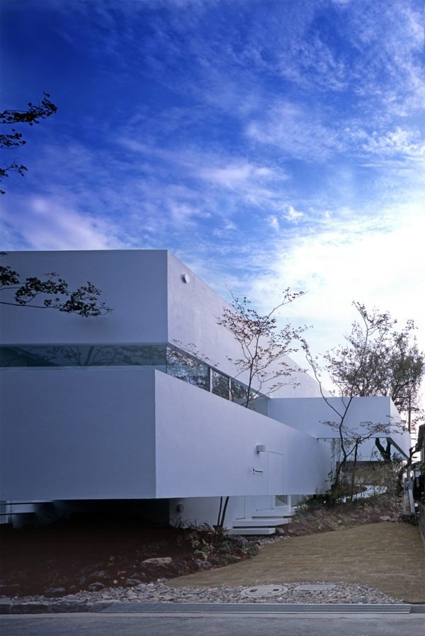 modern vit fasad - atelier design
