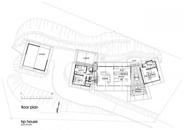 modernt hus i skogen arkitektur plan mmp arkitekter