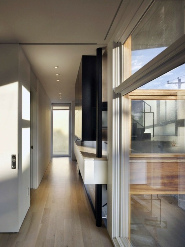 minimalistisk designidé i korridoren