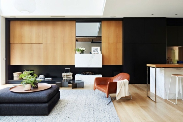 Design litet soffbord moderna möbler kontrasterande design