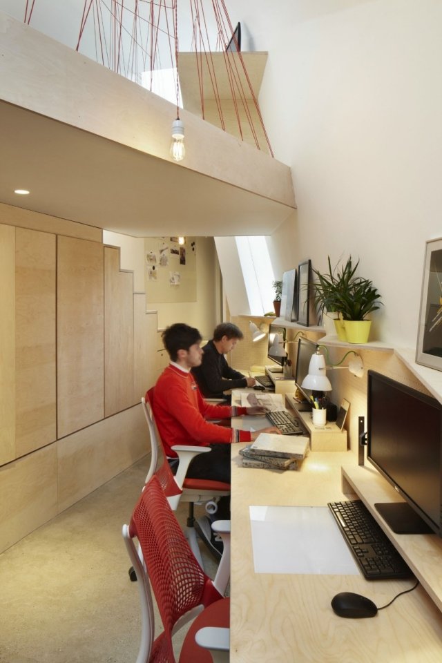 Arkitektkontor-arbetsrum-modern-design-lådor-dolda
