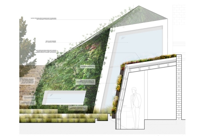 Bo-och-arbeta-studio-liknande-jord-hus-designat-grönt-tak-hållbart