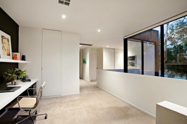 Hemmakontor designer lägenhetsbyggnad interiör Melbourne