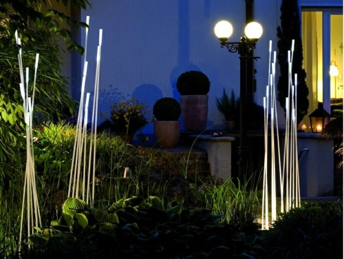 elegant belysning för trädgården