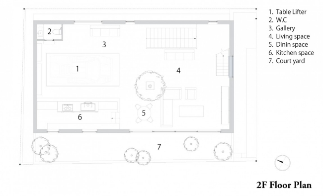 Modernt hus-med-garage-japan-nio-bilar-planlösning