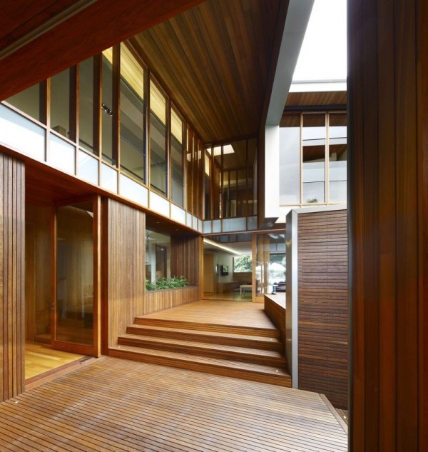 hus australien trägolv fasad
