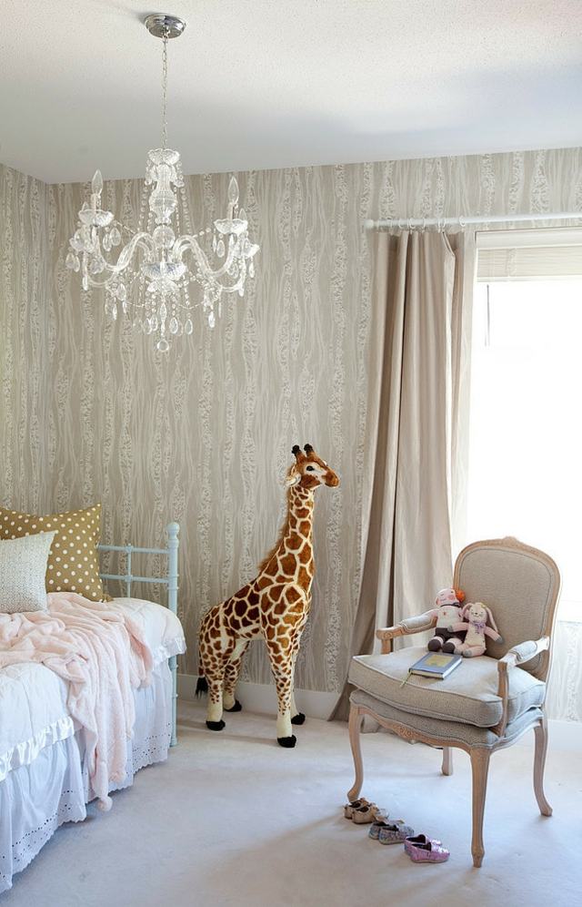 Nursery gardiner-giraff-plysch leksak-barnskor