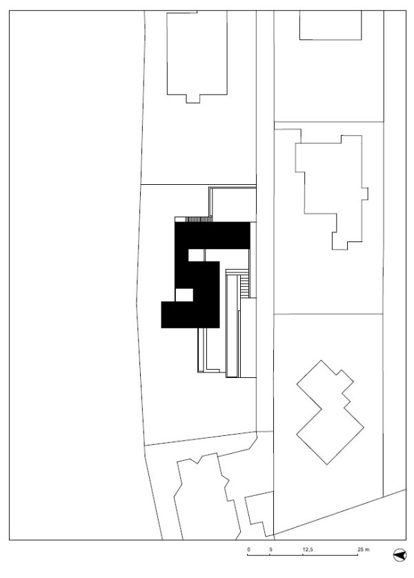 hus med minimalistisk design schweiz tomt