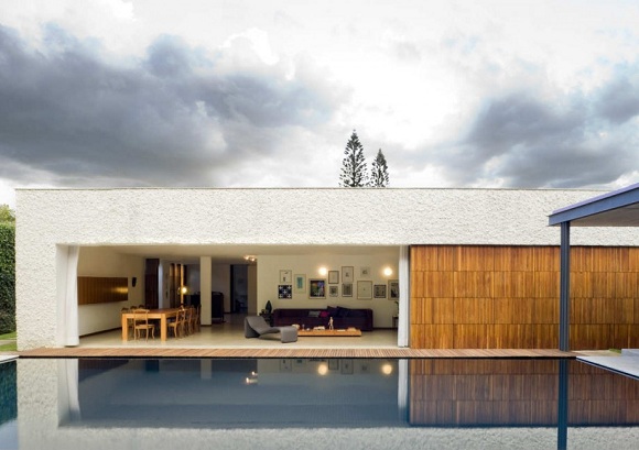minimalistisk design - vit fasad