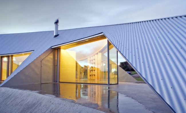 roof metal crofthouse designer country house av james stockwell