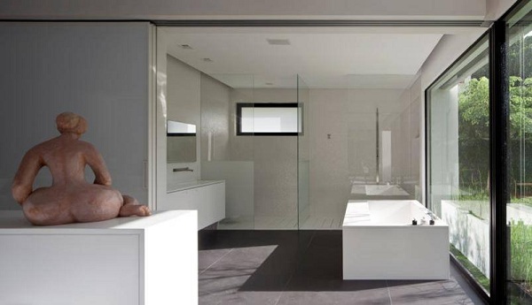 minimalistisk badrumsinredning