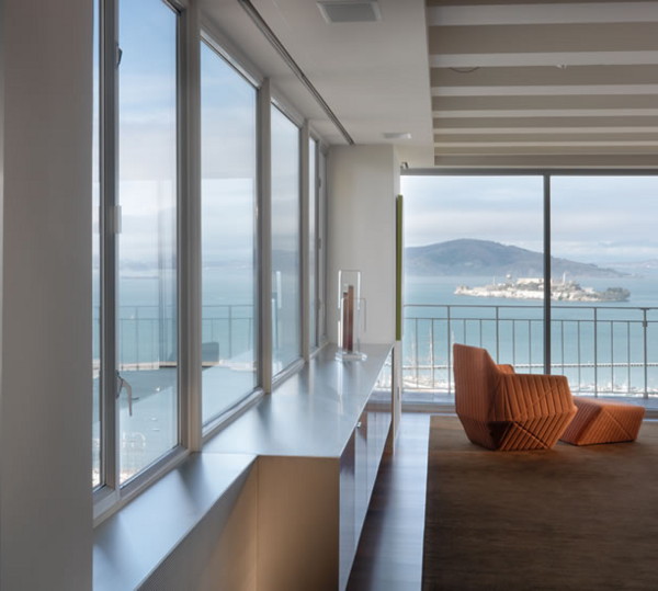 Modern lägenhet på terrassen i San Francisco