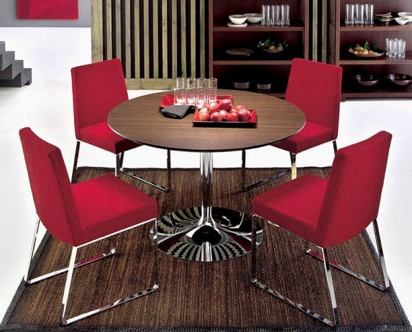 Moderna röda stolar Calligaris Design