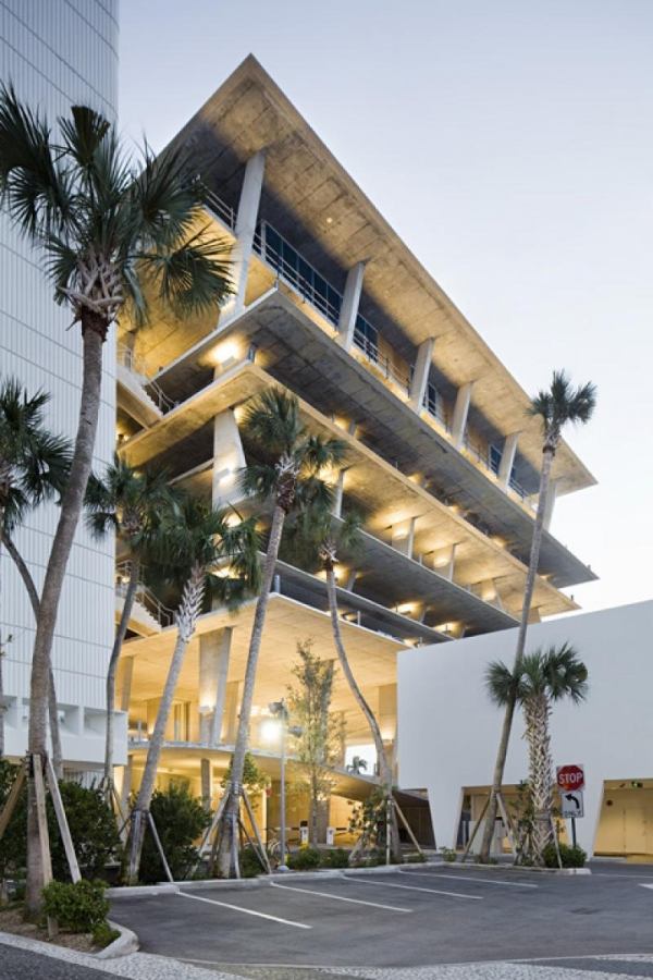 Park modern arkitektur öppen-Lincoln Road-Miami USA