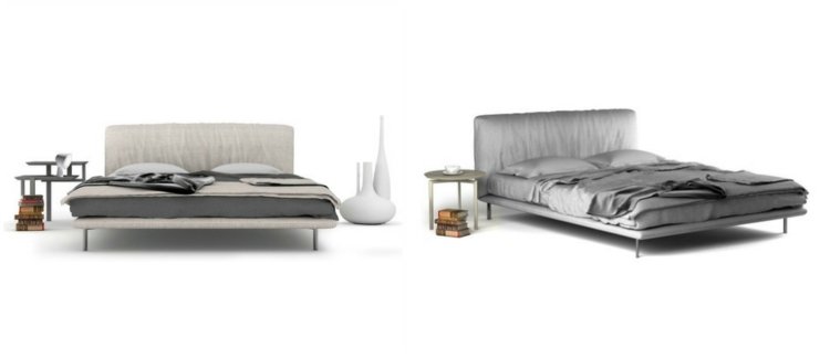 säng-sovrum-månen-mitt-hem-minimalistisk-metall-grå-sänglinne-idé