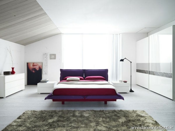 lila sovrum - trendig design