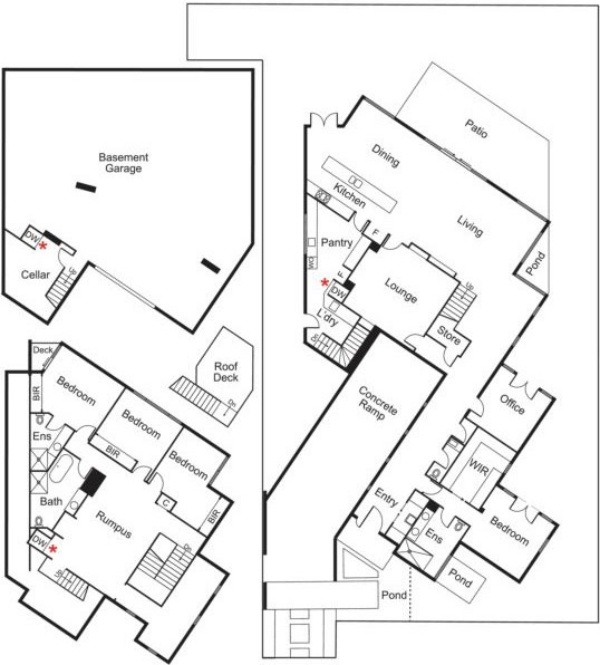 moderna bostadshus planritningsarkitekter