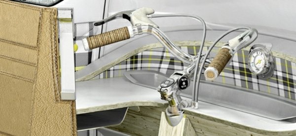 Trehjuling ratt husbil designidé snygg