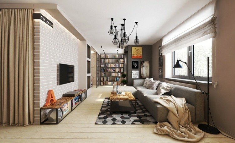 vardagsrum-inredning-moderna-färger-mix-neutral-elegant-elegant-lägenhet