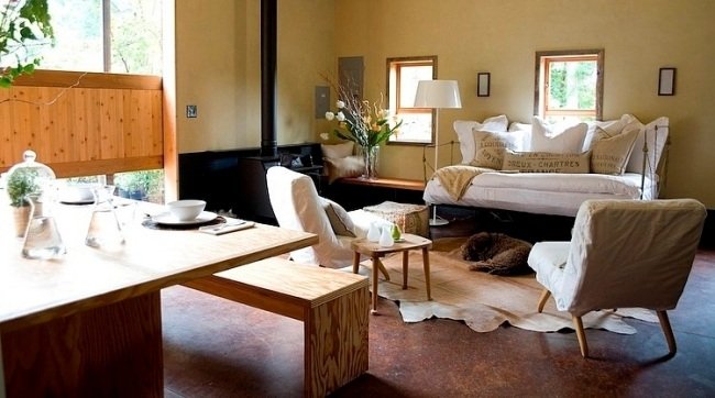 design vardagsrum vardagsidéer naturinspirerad trä vintage