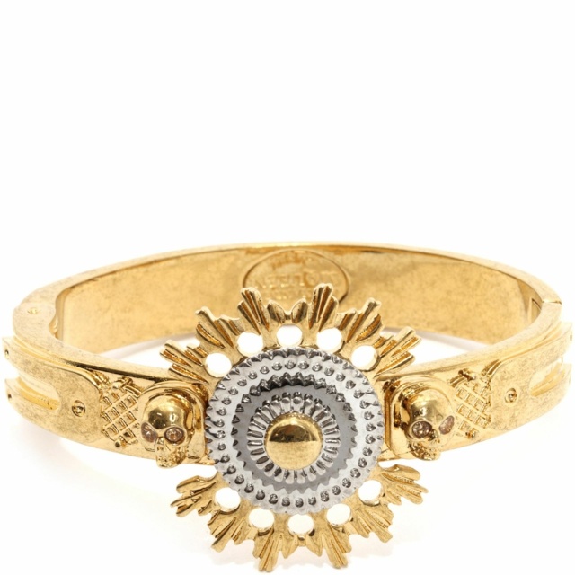 Flower-Sun-Gold Shine-Bangle-McQueen