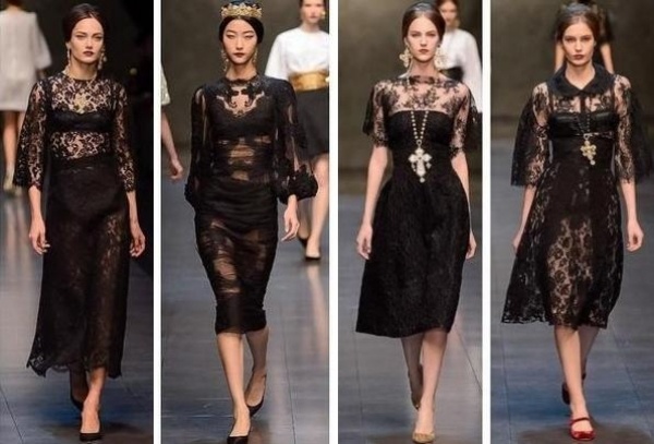 Dolce-Gabbana Fall Winter Fashion Show Milan Design Week 2014