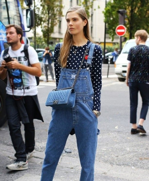 Denim-kvinnor-trender-2014-mode-skjorta-byxor