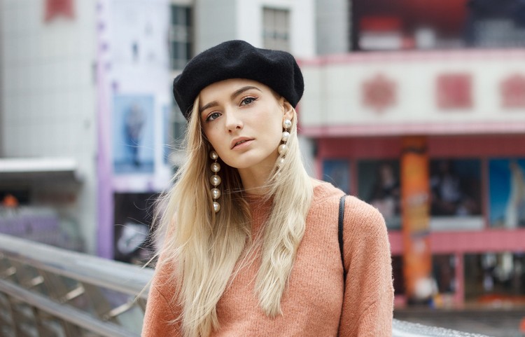 modetrender 2018 pinterest beret statement earrings