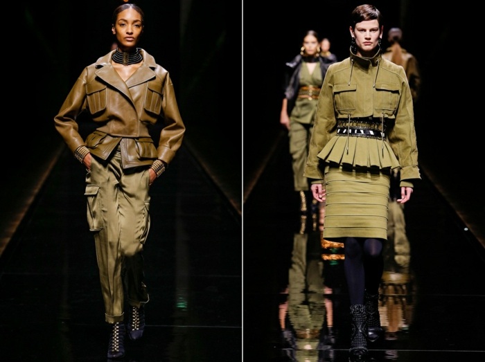 Outfits höst mode safari look Balmain