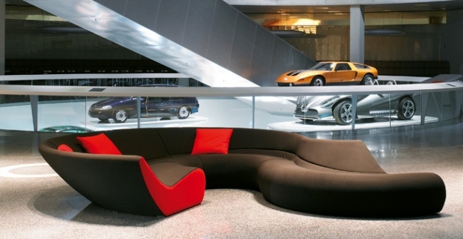 Cirkelsoffa Mercedes-Benz Museum-Stuttgart Walter Knoll UNStudio