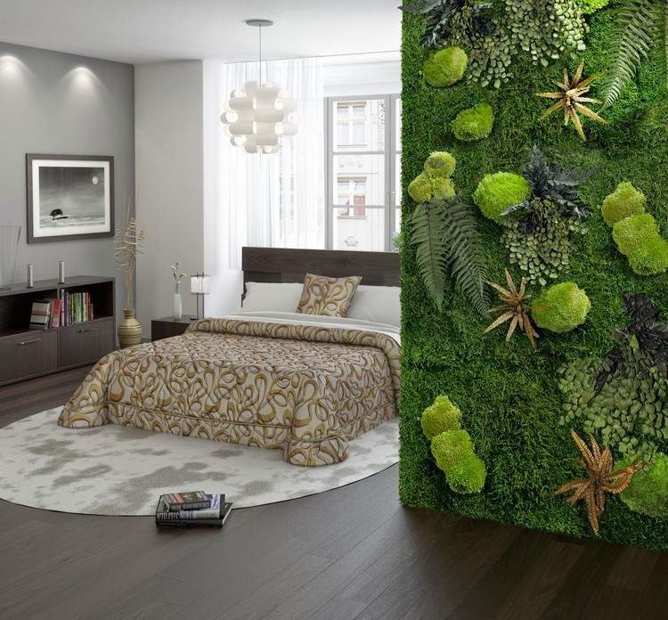 Gör mossvägg själv plantera väggmossa bild grön väggvägg trädgårdsväxter vägggröna succulenter mossväxt