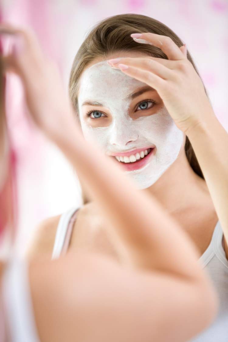 Gör ansiktsmask själv Moringa -effekt Hudvårdstips Hemmedicin