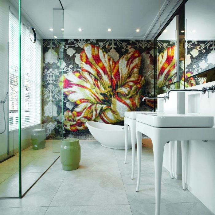 badrum-mosaik-kakel-konstverk-tulpan-amsterdam-lägenhet