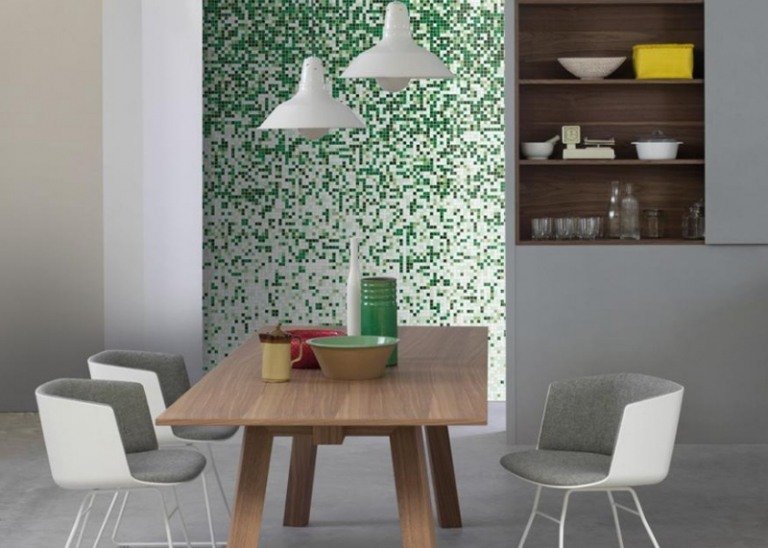 Mosaik-kakel-grönt-matsal-möbler-idéer-design