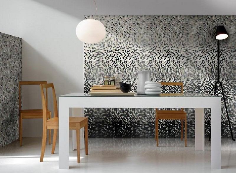 Mosaikplattor-kök-idéer-grå-vit-matsal-design