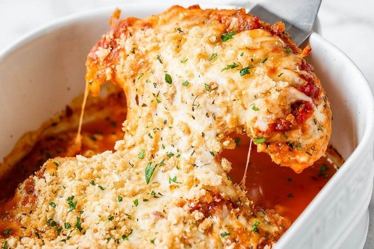 mozzarella kyckling i gräddsås basilika En bakplåt recept middag