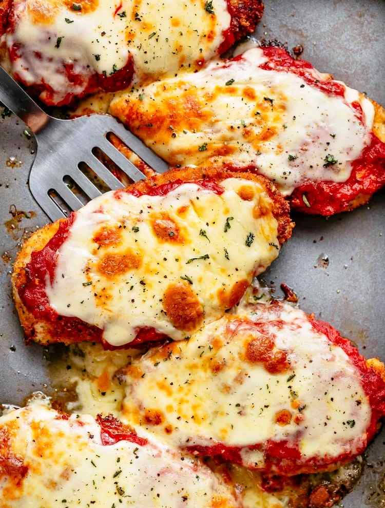 krispiga tomatmozzarella kycklingbakade snabbmatrecept