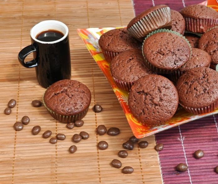 Kaffemugg chokladmuffins