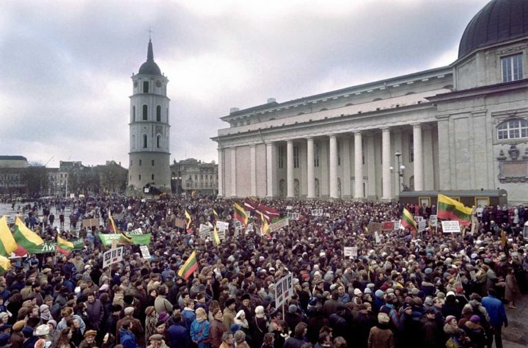 Sovjetunionens demonstranter kollapsade 1991