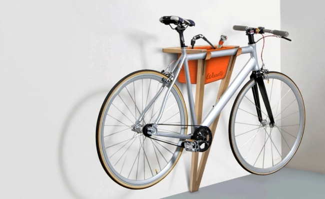 Barnrumsmöbler cykelhållare hållbart trä